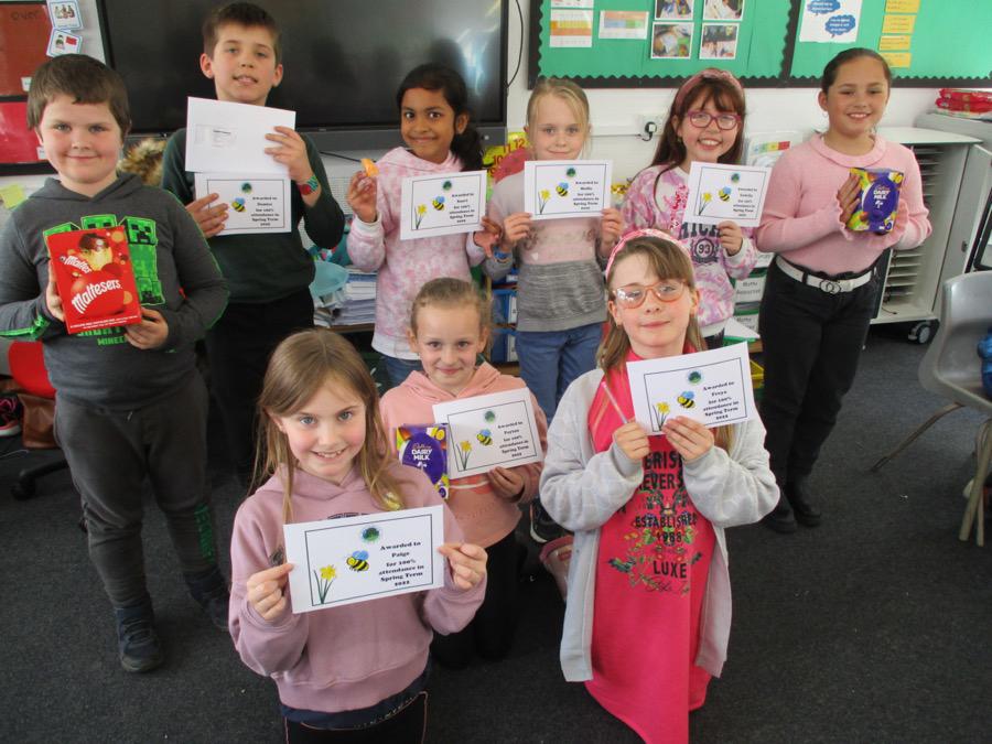 These are the award winners for class 10 this week.