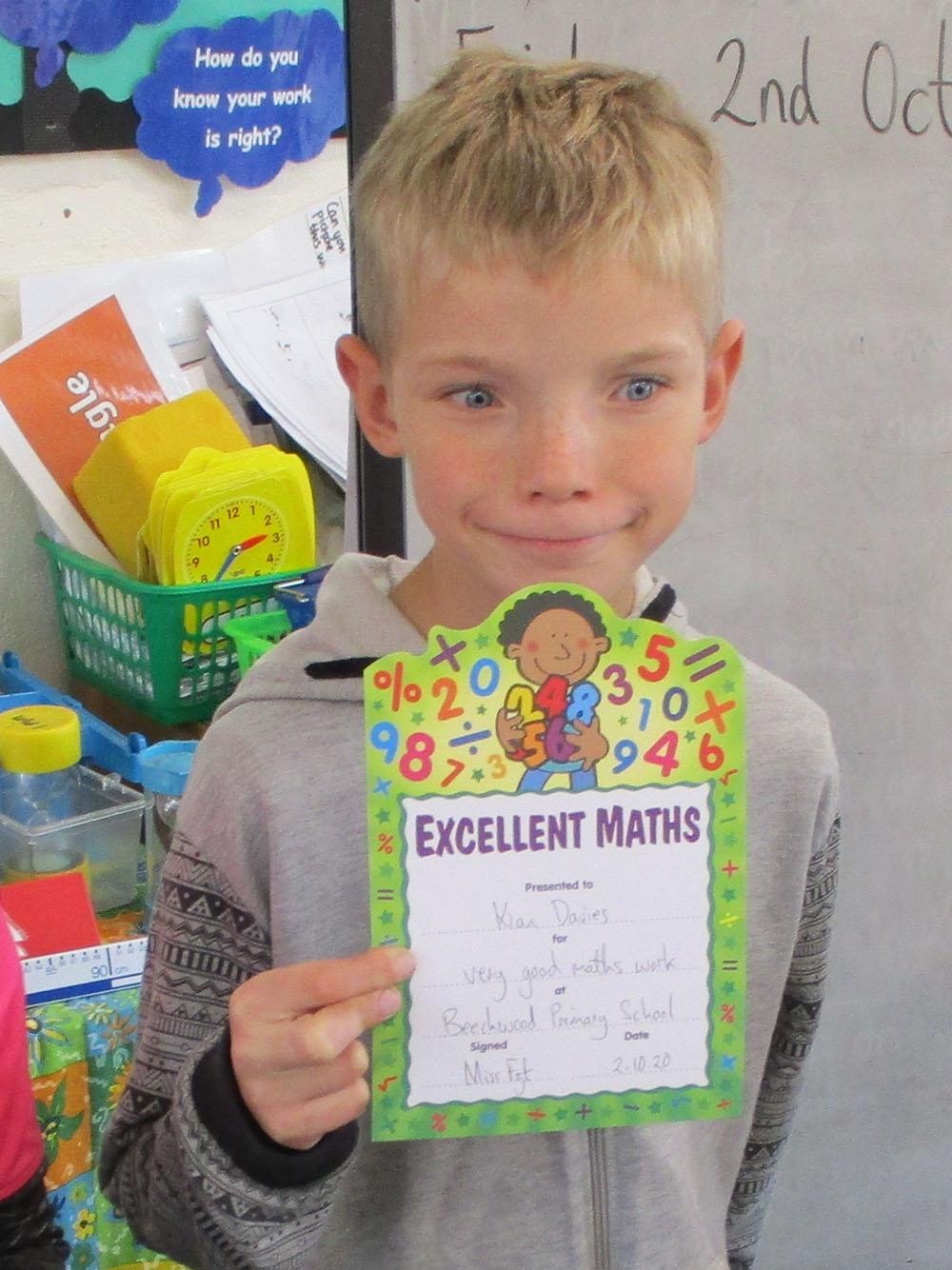 Well done Kian and Leah, this week.