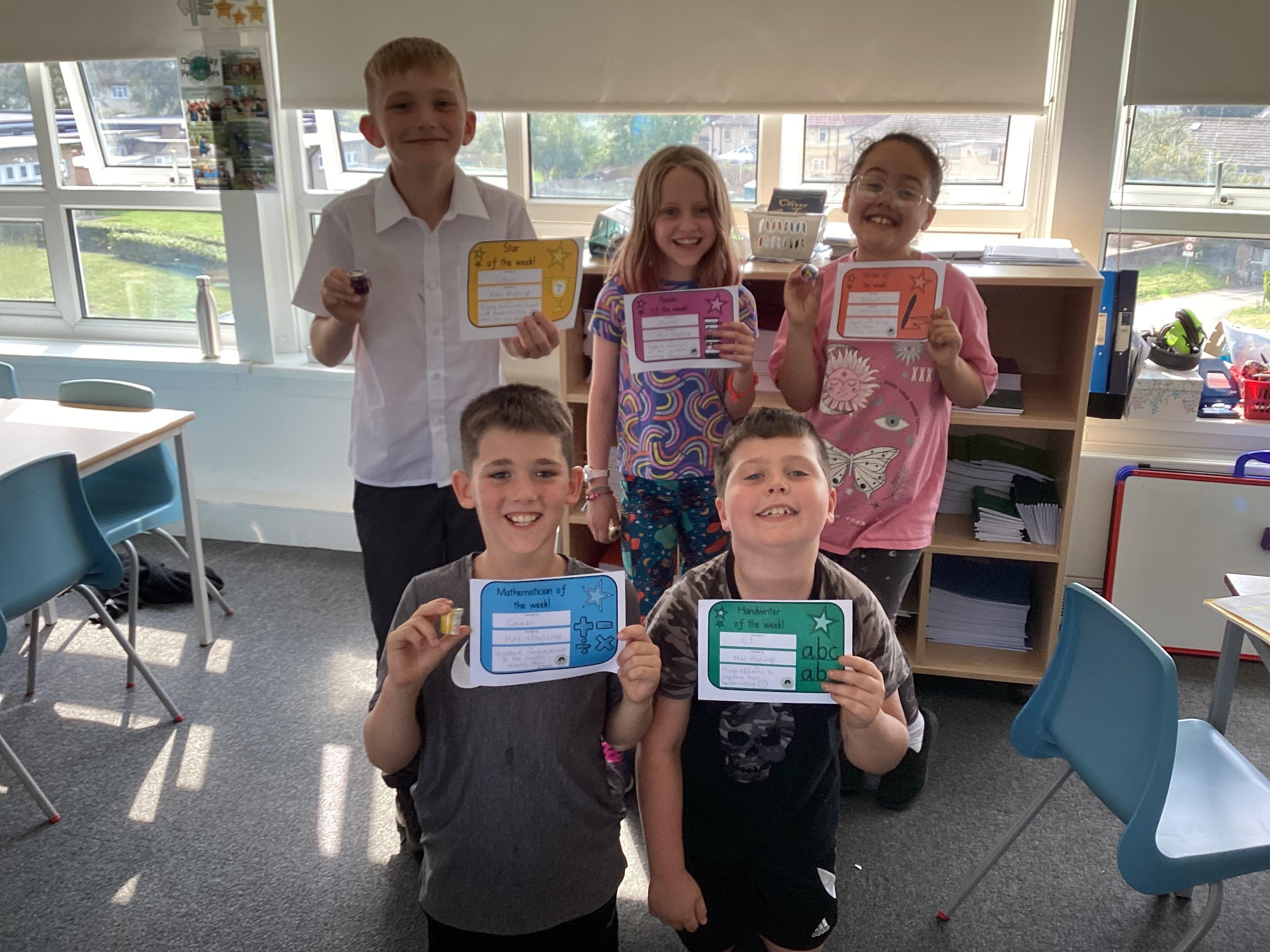 This week's certificate winners