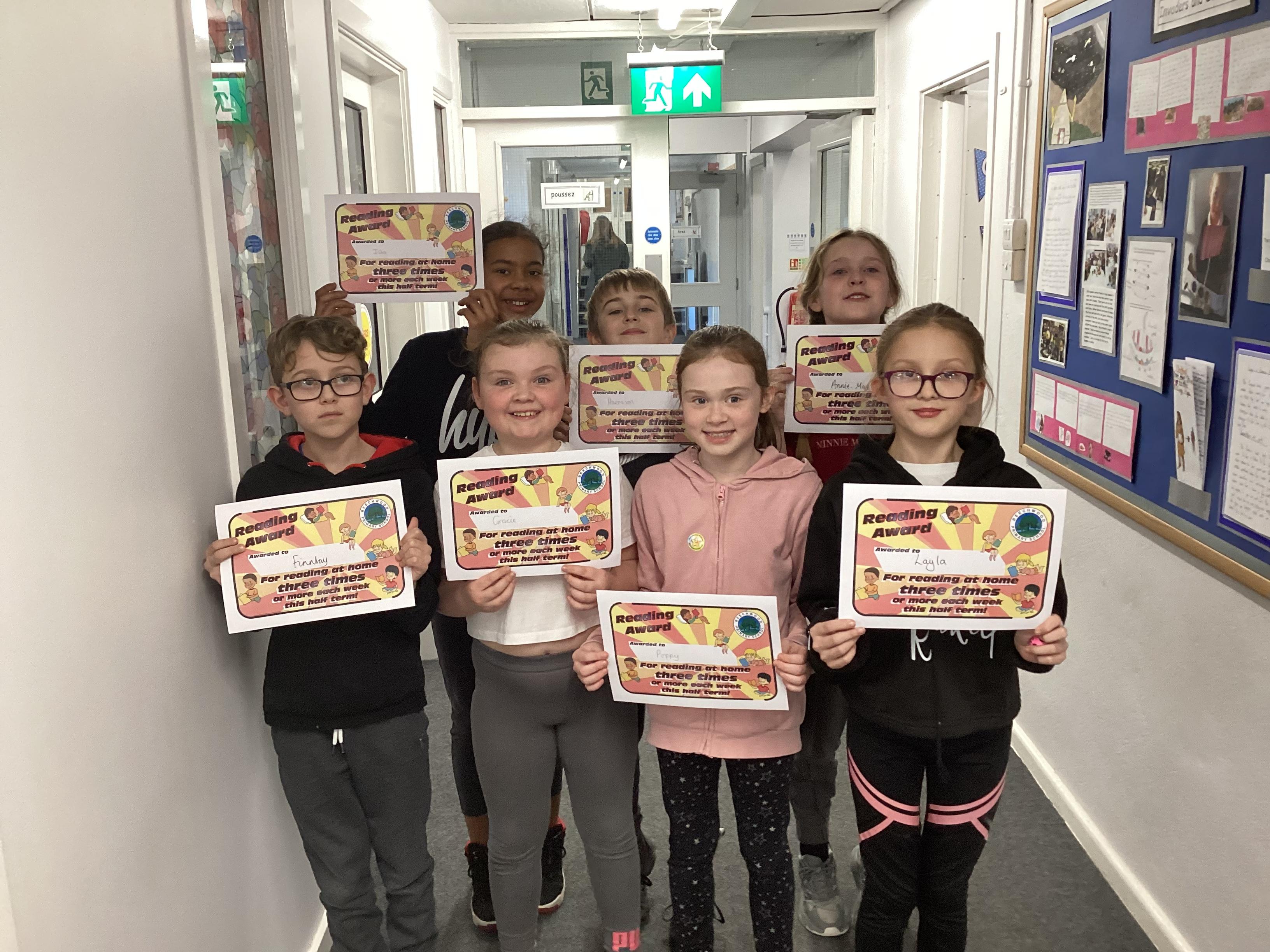 Our reading superstars for this half term
