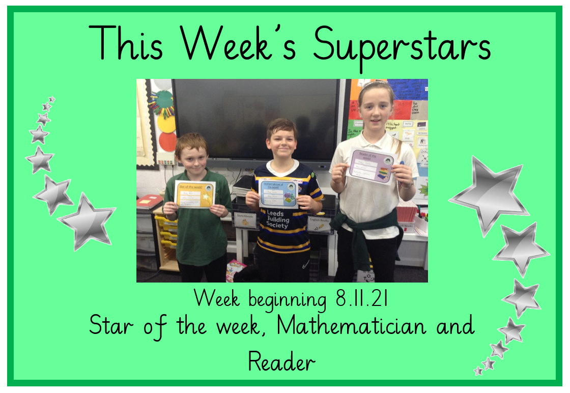 Well done to this week's winners!