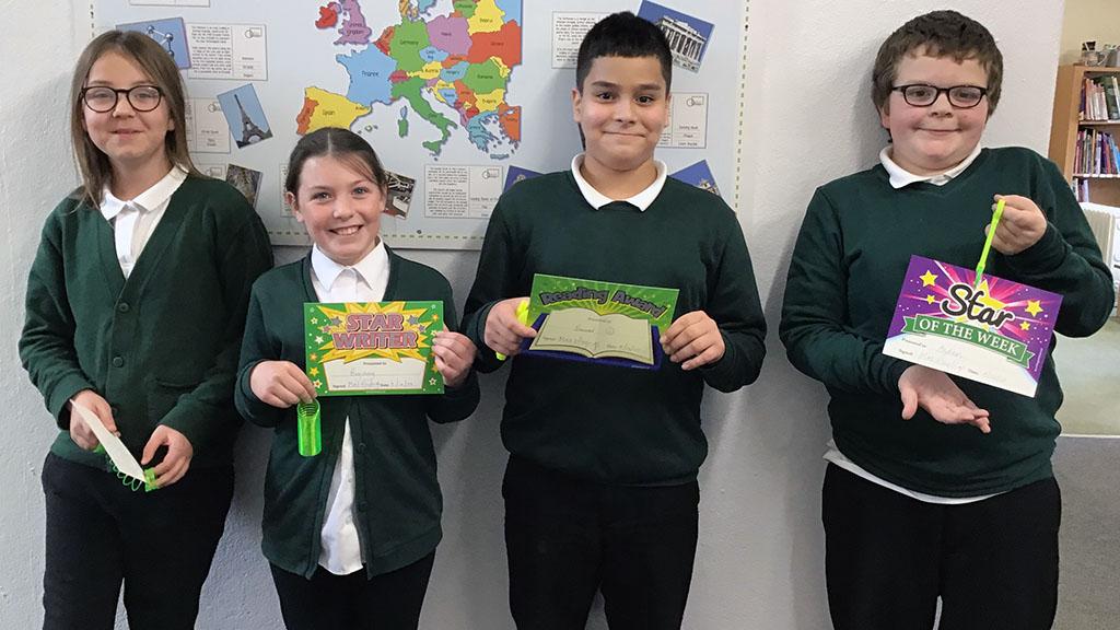This week's certificate winners - well done!