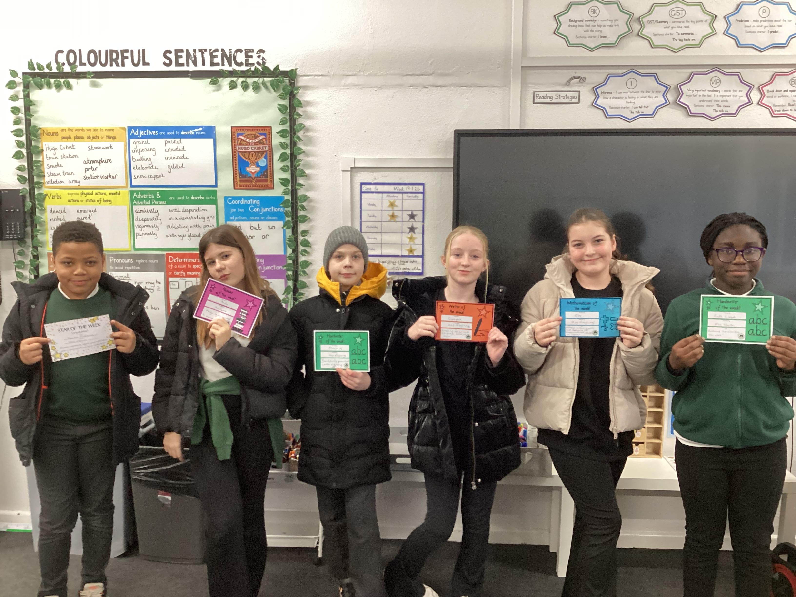 Well done to this week's award winners!
