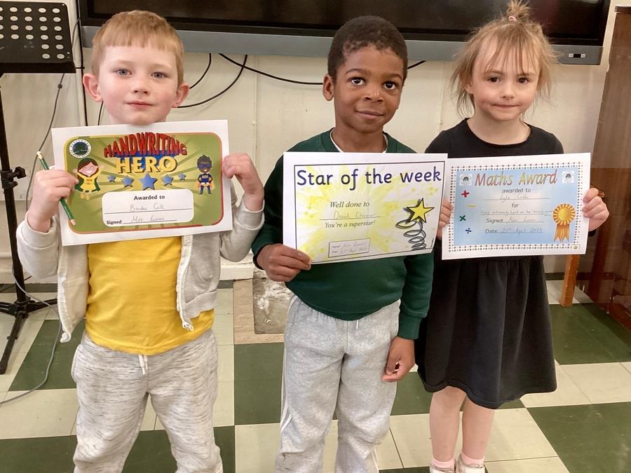 Well done to this week's certificate winners.