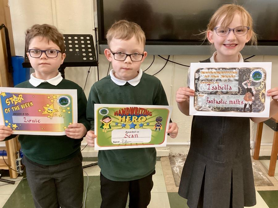 Well done to this week's certificate winners.