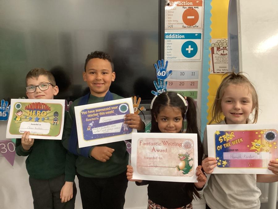 Well done to this week's certificate winners!
