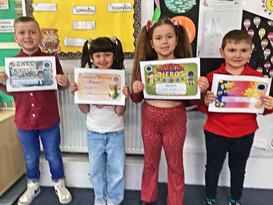 Well done to our certificate winners this week!