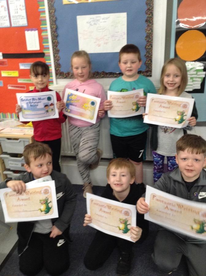 This week's certificate winners