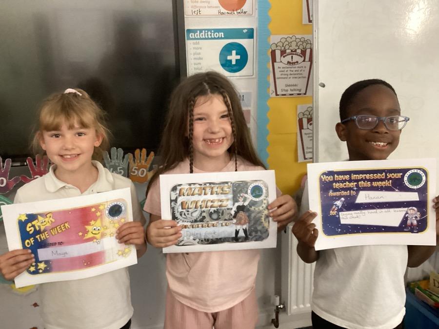 Well done to this week's certificate winners!