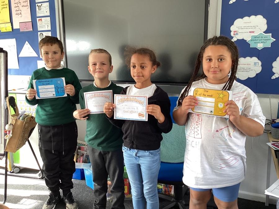 Well done to this week's certificate winners
