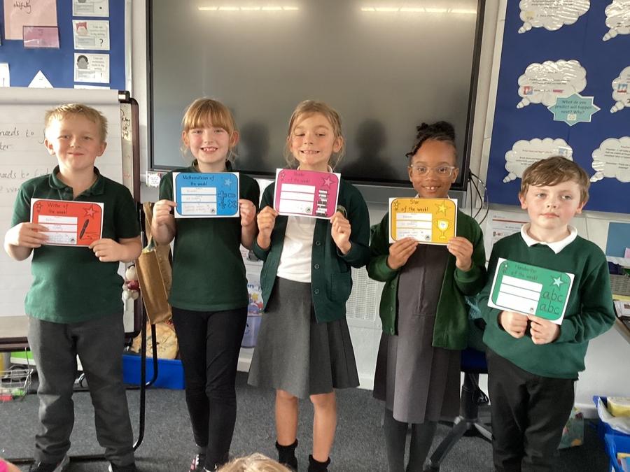 Well done to everyone who won certificates this week.