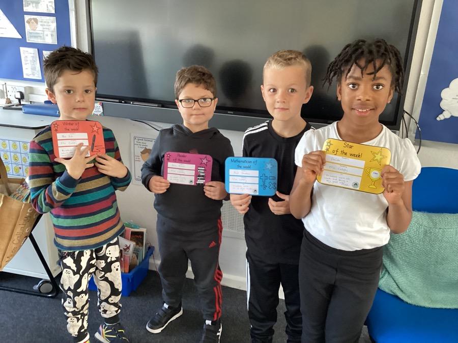 This week's certificate winners. Well done everyone!
