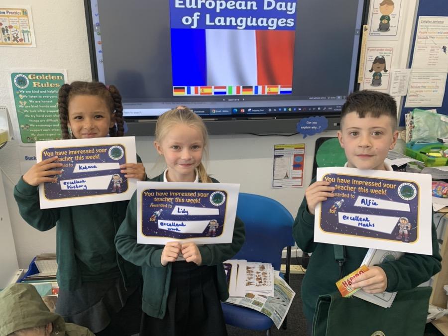 Well done to everyone who received a certificate this week.