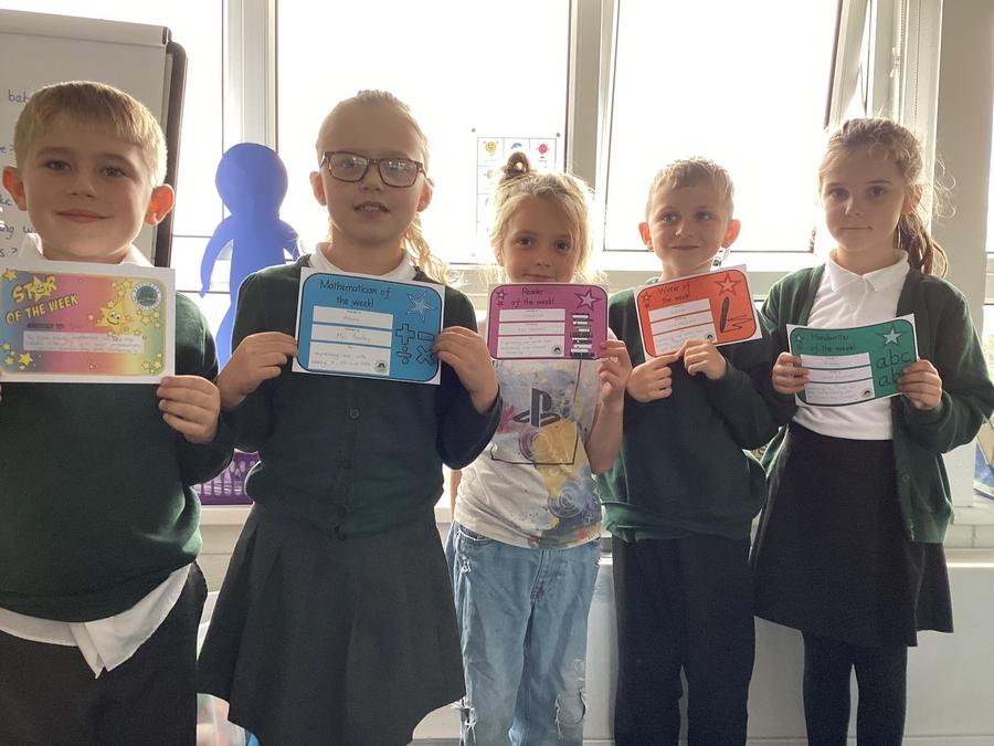 Well done to our certificate winners.