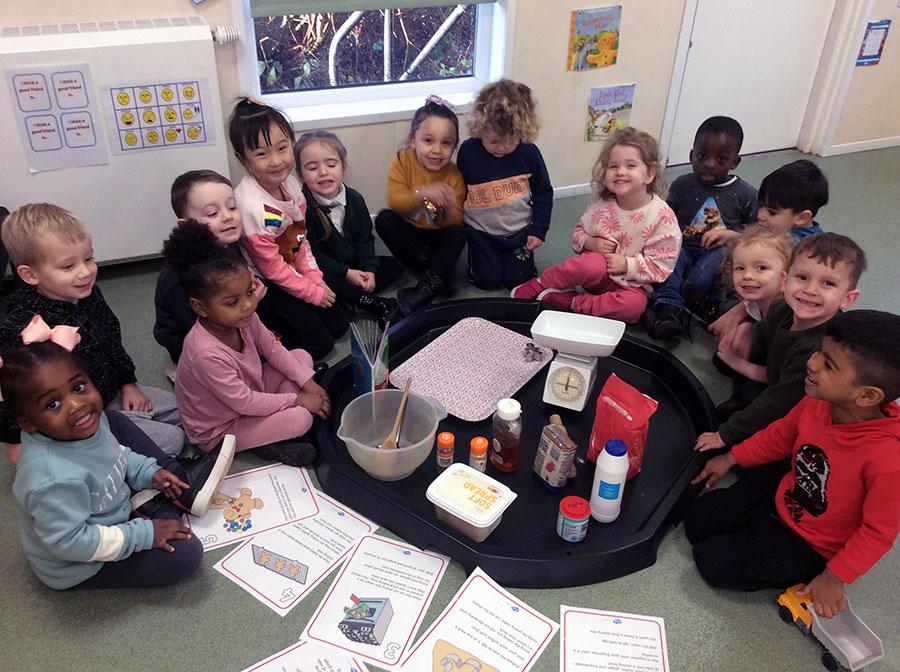 We bake often in the nursery